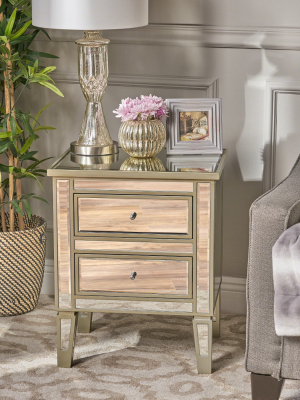 Crawford End Table Champagne - Christopher Knight Home