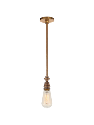 Boston Pendant In Hand-rubbed Antique Brass