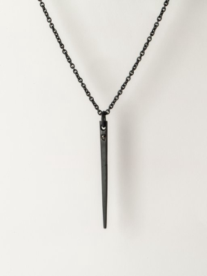 Spike Necklace (0.3 Ct, Chunky Diamond Slab, Ka+dia)