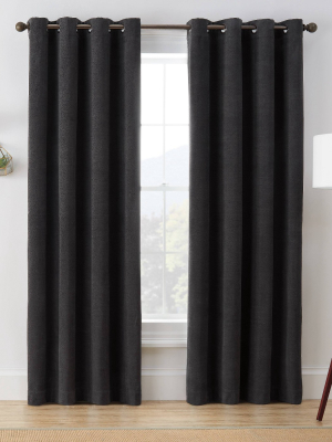 Marco Room Darkening Window Curtain Panel - Brookstone