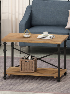 Moser Modern Industrial Coffee Table - Christopher Knight Home