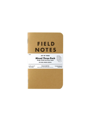 Refill For The Field Notebook - Mixed 3-pack
