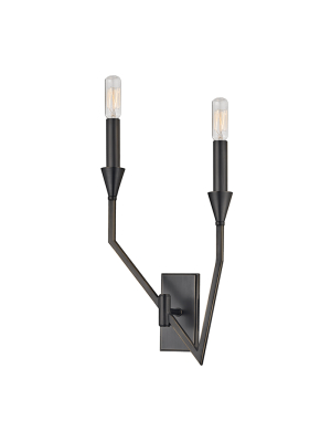 Hudson Valley Lighting Archie 2-bulb Sconce - Old Bronze