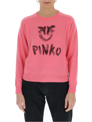 Pinko Graffiti Print Pullover