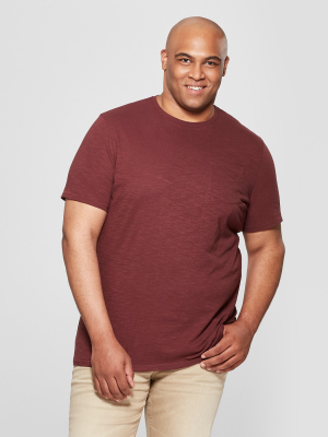 Men's Big & Tall Short Sleeve Pocket Crew Neck T-shirt - Goodfellow & Co™