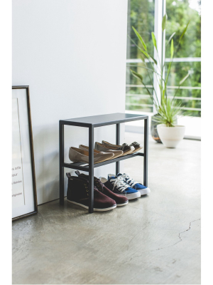 Tower 2-tier Entryway Shoe Organizer In Various Colors