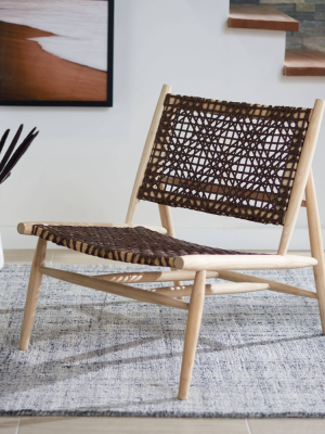 Bandelier Accent Chair Natural/brown - Safavieh