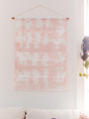 Jacqueline Maldonado For Deny Peach Tie-dye Wall Hanging