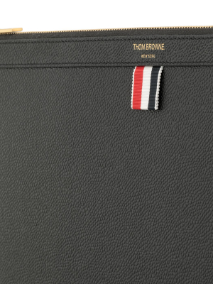 Thom Browne Logo Tag Laptop Cover