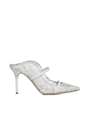 Malone Souliers Maureen Lace-detailed Mules