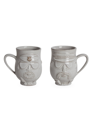 Reversible Cop & Biker Macho Macho Mugs