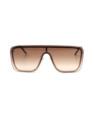 Saint Laurent Eyewear Mask Frame Sunglasses