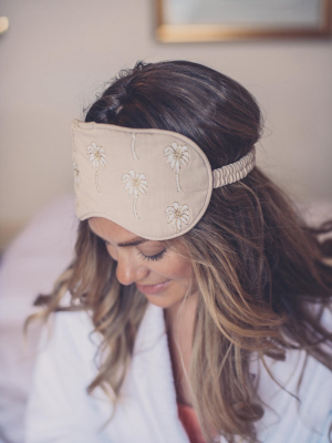 Taupe Palmier Eyemask