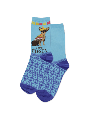 Women's Lets Fiesta Crew Socks