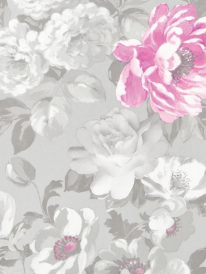 Roseus Wallpaper In Peony From The Edit Vol. 1 Collection By Designers Guild