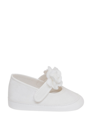 Le Bebe Enfant Flower Detail Ballerina Flats