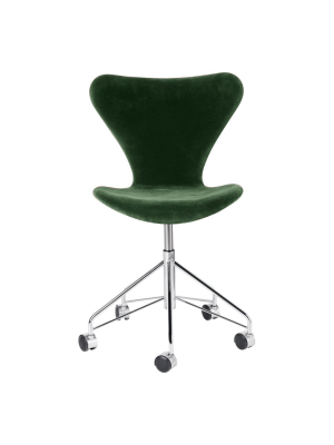 Series 7 Swivel Chair 3117 - Fully Upholstered, Velvet