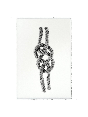 Carrick Bend Knot Framed Art