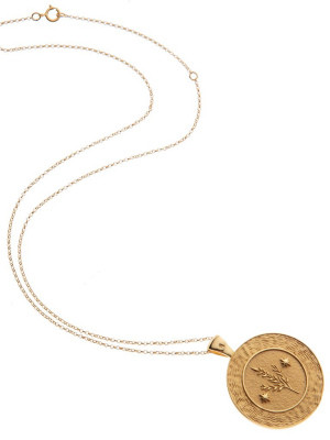 Virgo Jw Zodiac Pendant Coin - Aug 23 - Sep 22