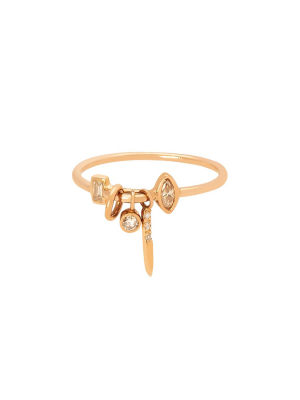 Gravity Move Ring - Rose Gold