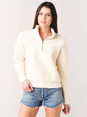 Monrow Women's Teddy Fleece Half-zip