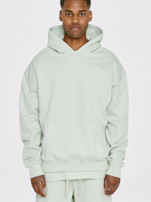 Logo Oversized Hoodie Mint