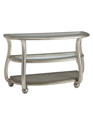 Coralayne Sofa Table Silver - Signature Design By Ashley