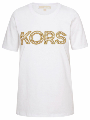 Michael Michael Kors Logo Printed T-shirt