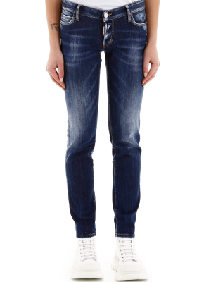 Dsquared2 Low Rise Skinny Leg Jeans