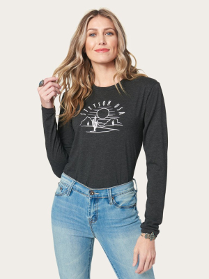 Cactus And Sunset Graphic Tee