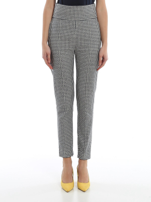 Alexandre Vauthier Houndstooth Patterned Pants