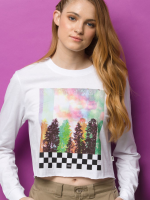 Trip Winter Long Sleeve Crop Tee