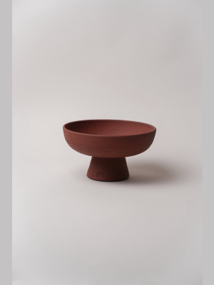 Small Compote Bowl - Raw Terracotta