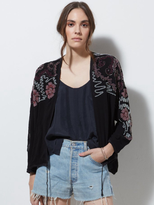 Avalon Hand Beaded Georgette Jacket