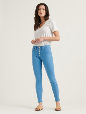 Lucky Brand Women's High Rise Bridgette Skinny Jean - Lichen Blue