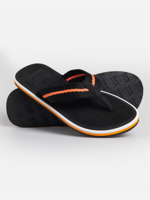 Tri Colour Flip Flops