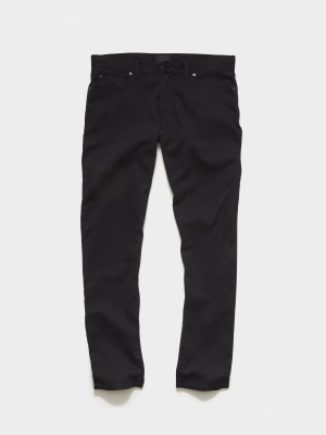 Slim Fit 5-pocket Bedford Cord Pant In Black