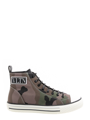 Valentino Camouflage Vltn Giggies Sneakers