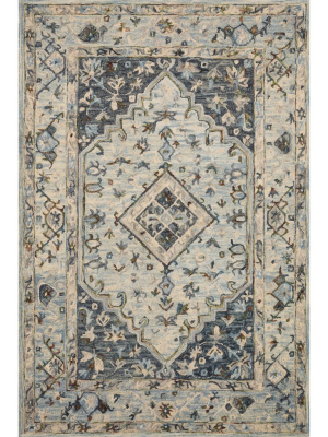 Loloi Beatty Rug - Light Blue/blue