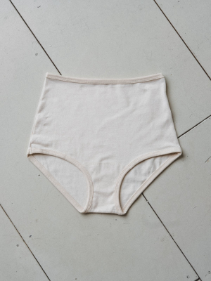 High Rise Undies In Cotton