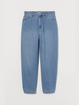 Barrel Leg High Jeans