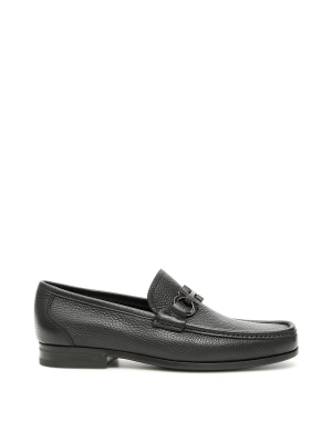 Salvatore Ferragamo Gancini Ornament Moccasins