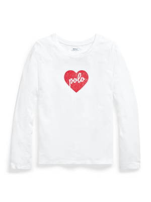 Polo Heart Cotton Jersey Tee