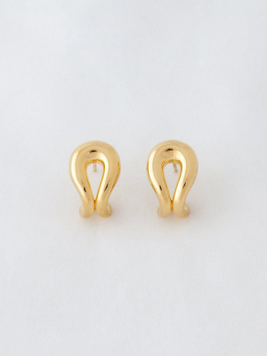 Mino Earrings Vermeil