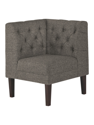 Tripton Corner Upholstered Bench Medium Brown - Signature Design By Ashley