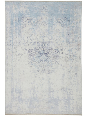 Jaipur Boheme Rug - Dusty Blue/vaporous Gray