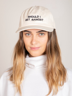 Should I Get Bangs Hat Ivory