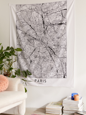 Multiplicity For Deny Paris Map Tapestry