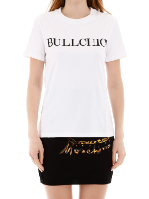 Moschino Bullchic Embroidered T-shirt