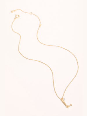 Gold Plated Love Note Necklace